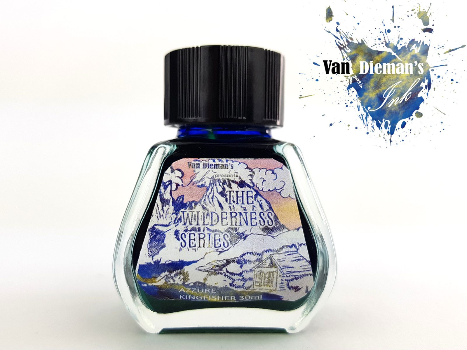 Van Dieman's Wilderness - Azure Kingfisher Shimmering 30ml Bouteille d'encre