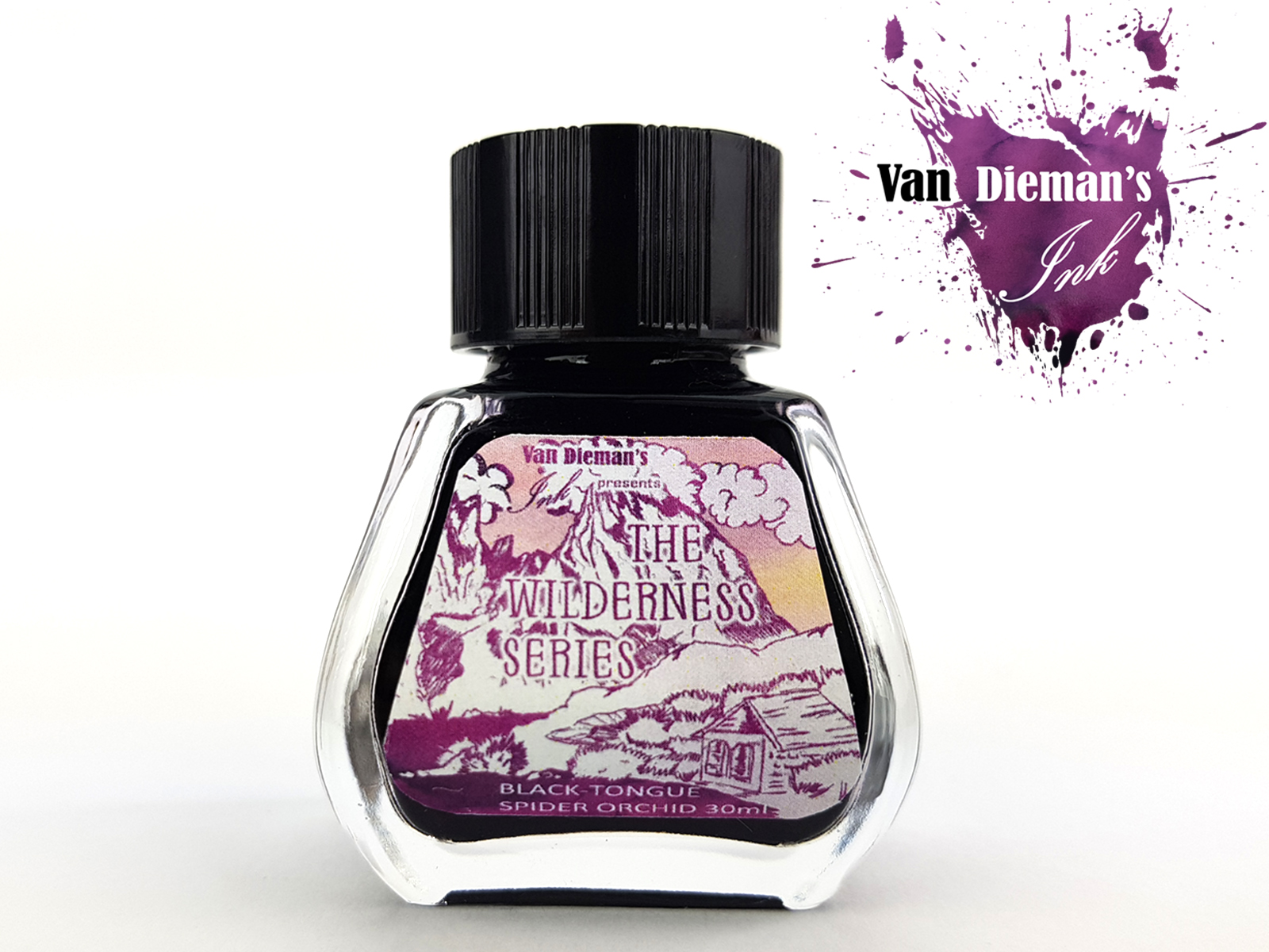 Van Dieman's Wilderness - Black-Tongue Spider Orchid 30ml Ink Bottle Van Dieman's Wilderness - Black-Tongue Spider Orchid 30ml Ink Bottle