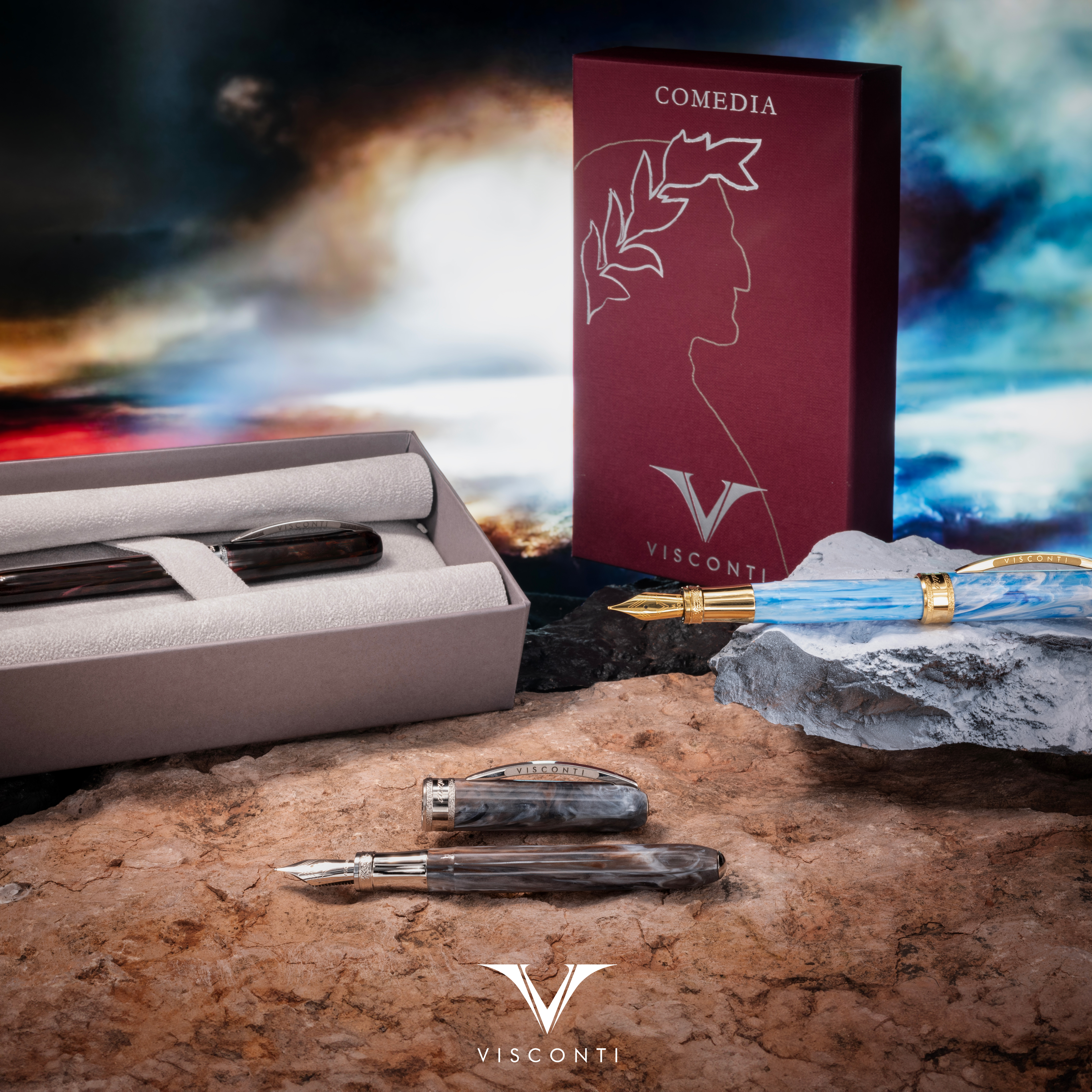 Visconti Comedia Purgatorio Füllfederhalter