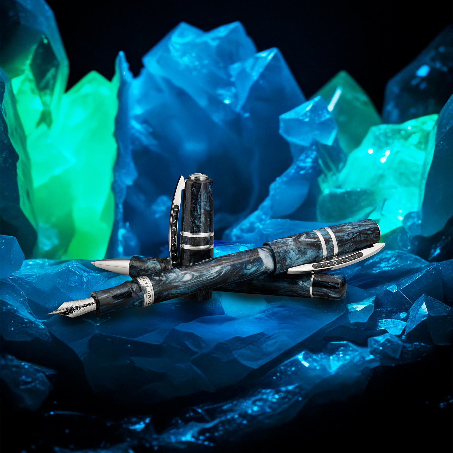 Visconti Homo Sapiens Dark Sapphire LE Fountain pen