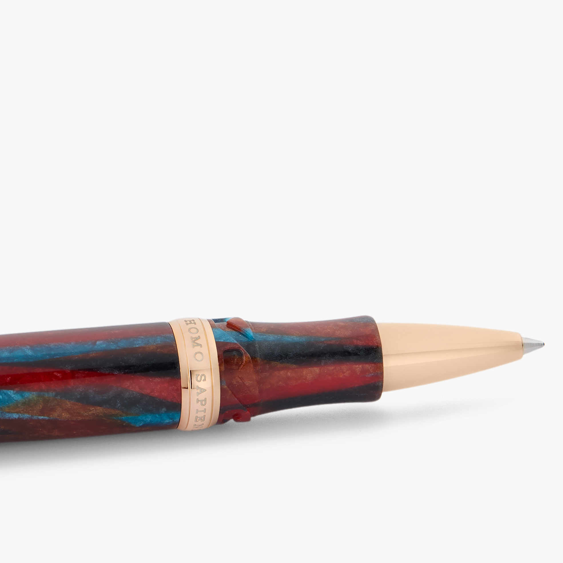 Visconti Homo Sapiens Legacy Blue and Red Celluloid LE Rollerball