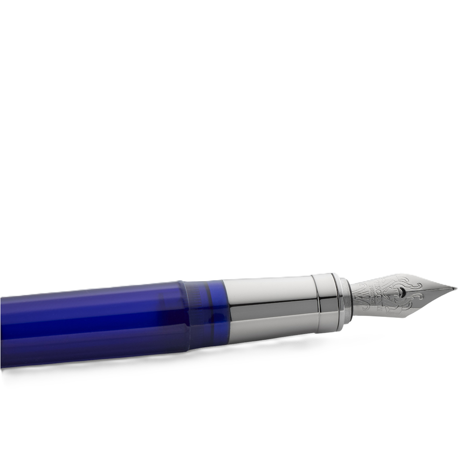 Visconti Michelangelo Translucent Blue Stylo Plume