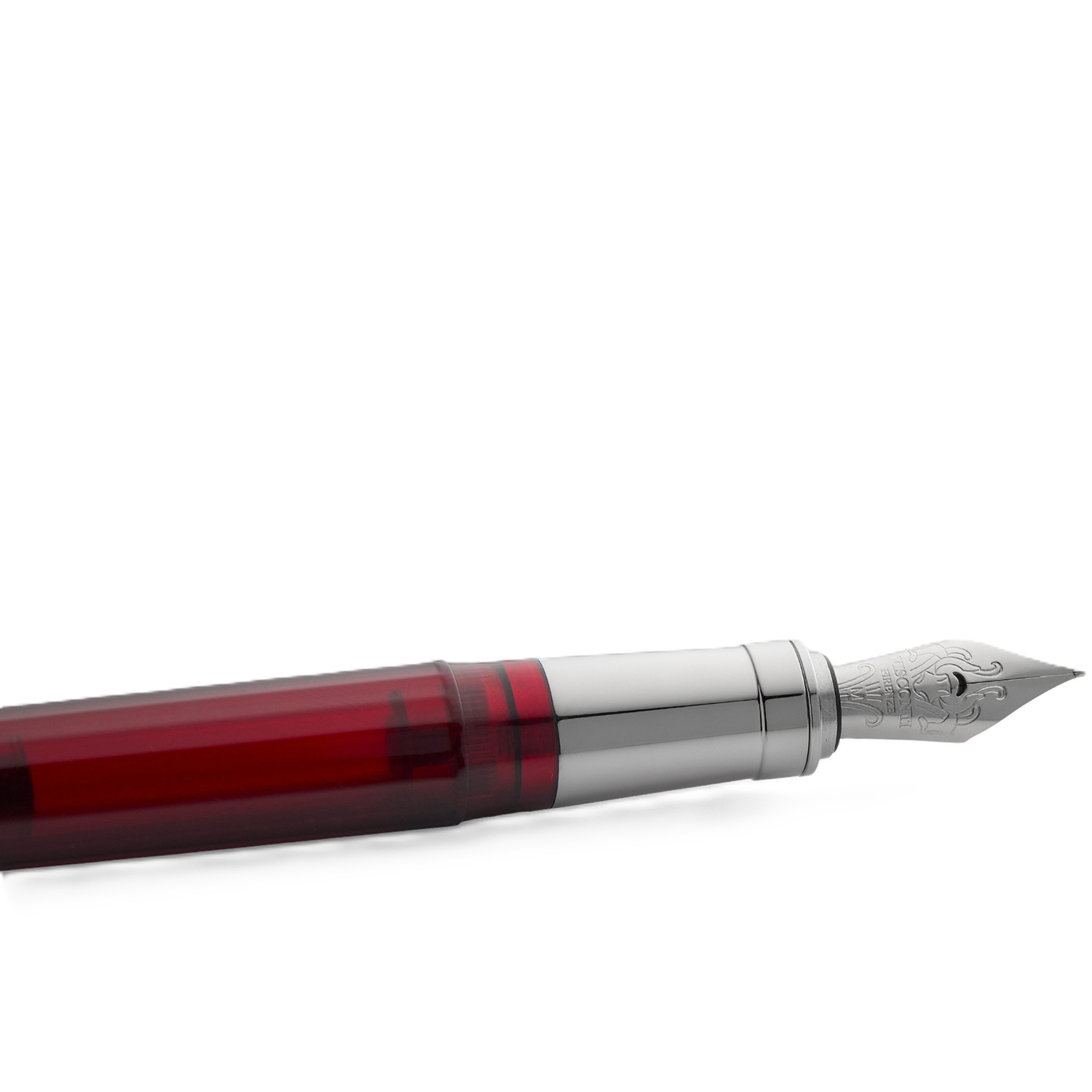 Visconti Michelangelo Translucent Red Reservoarpenna
