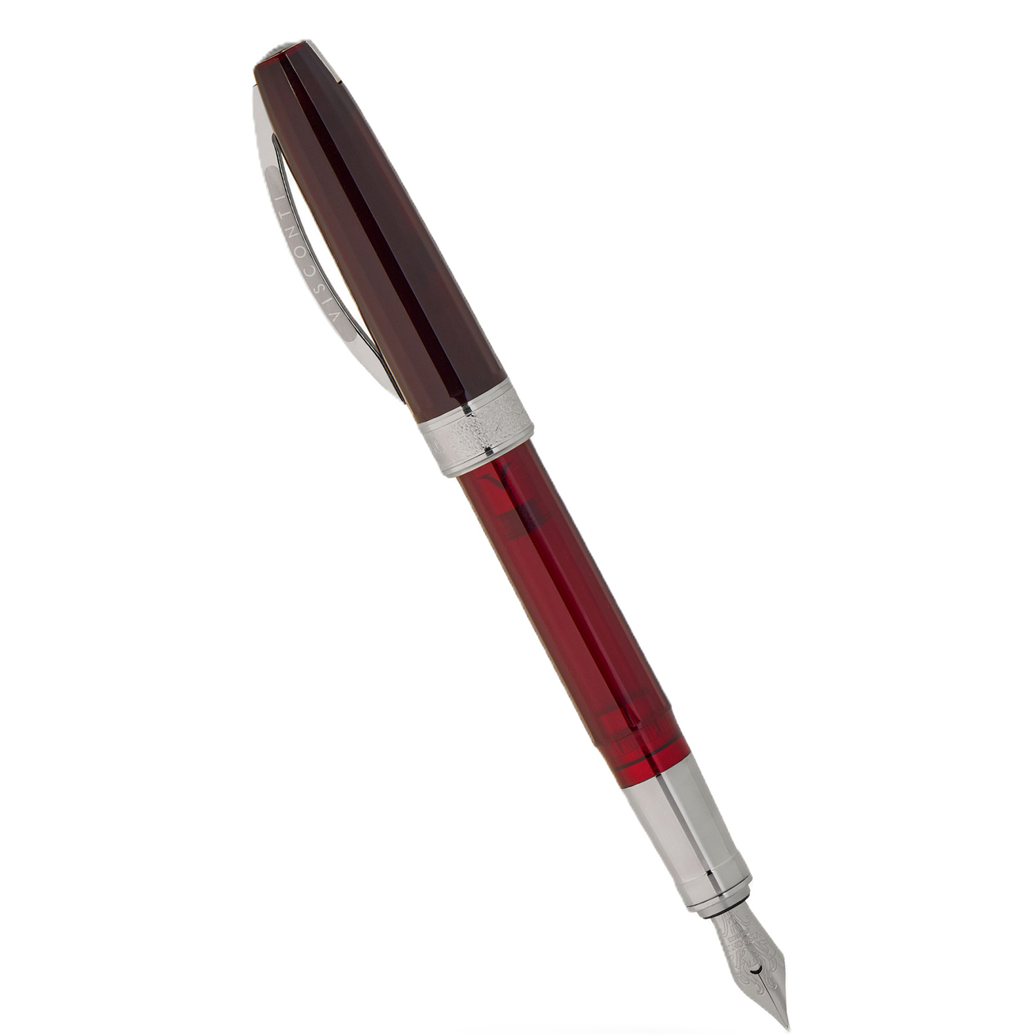 Visconti Michelangelo Translucent Red Reservoarpenna