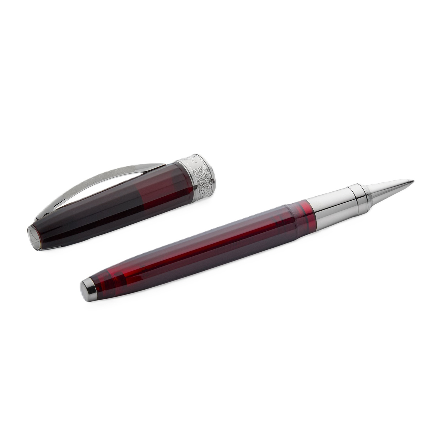 Visconti Michelangelo Translucent Red Rollerball