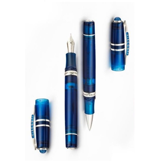 Visconti Homo Sapiens Demo Stones Sapphire Rollerball Visconti Homo Sapiens Demo Stones Sapphire Rollerball