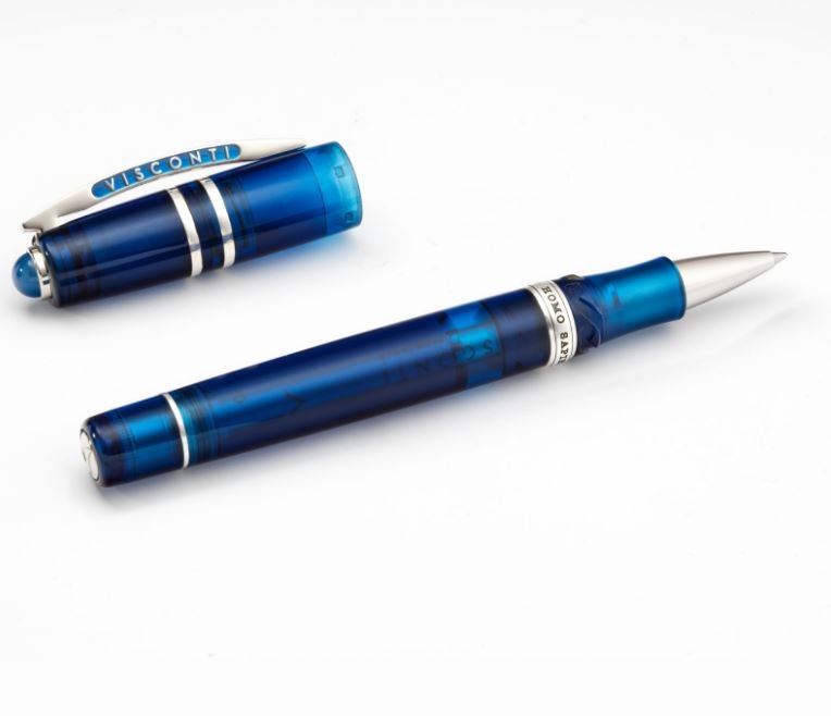 Visconti Homo Sapiens Demo Stones Sapphire Rollerball Visconti Homo Sapiens Demo Stones Sapphire Rollerball
