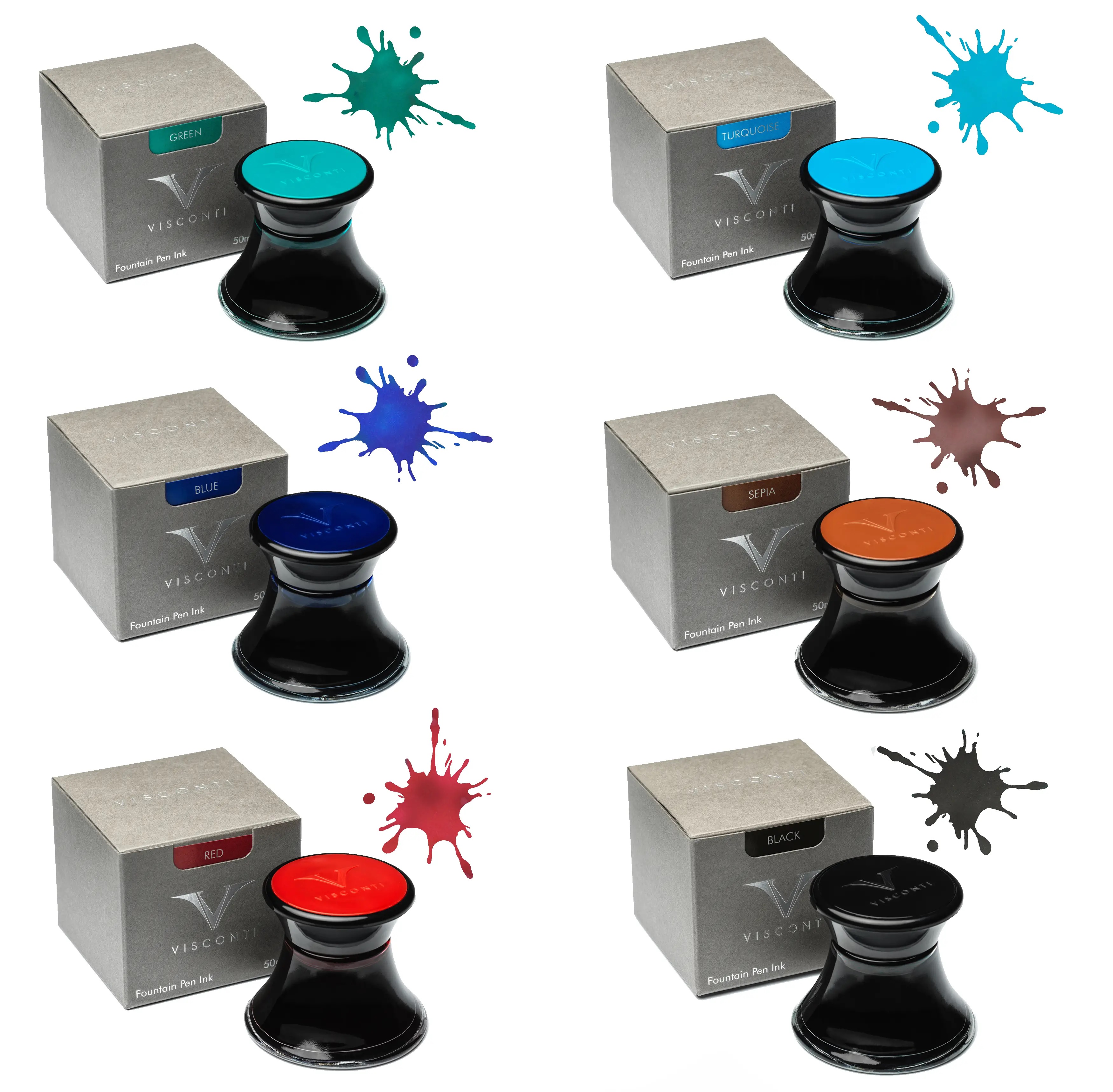Visconti Ink - Ink Bottle (6 colors)