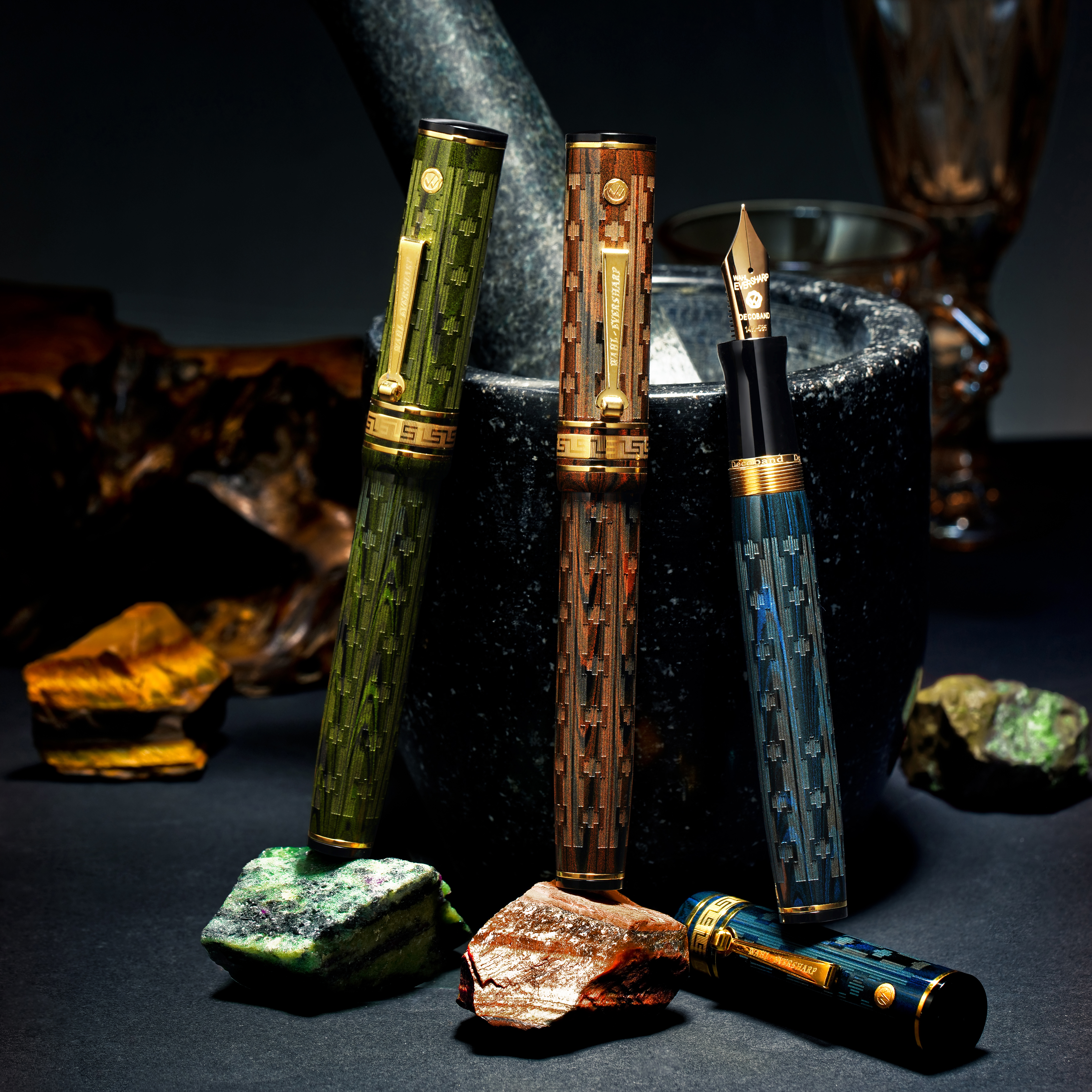 Wahl Eversharp Decoband Ebonite Green GT Pióro wieczne