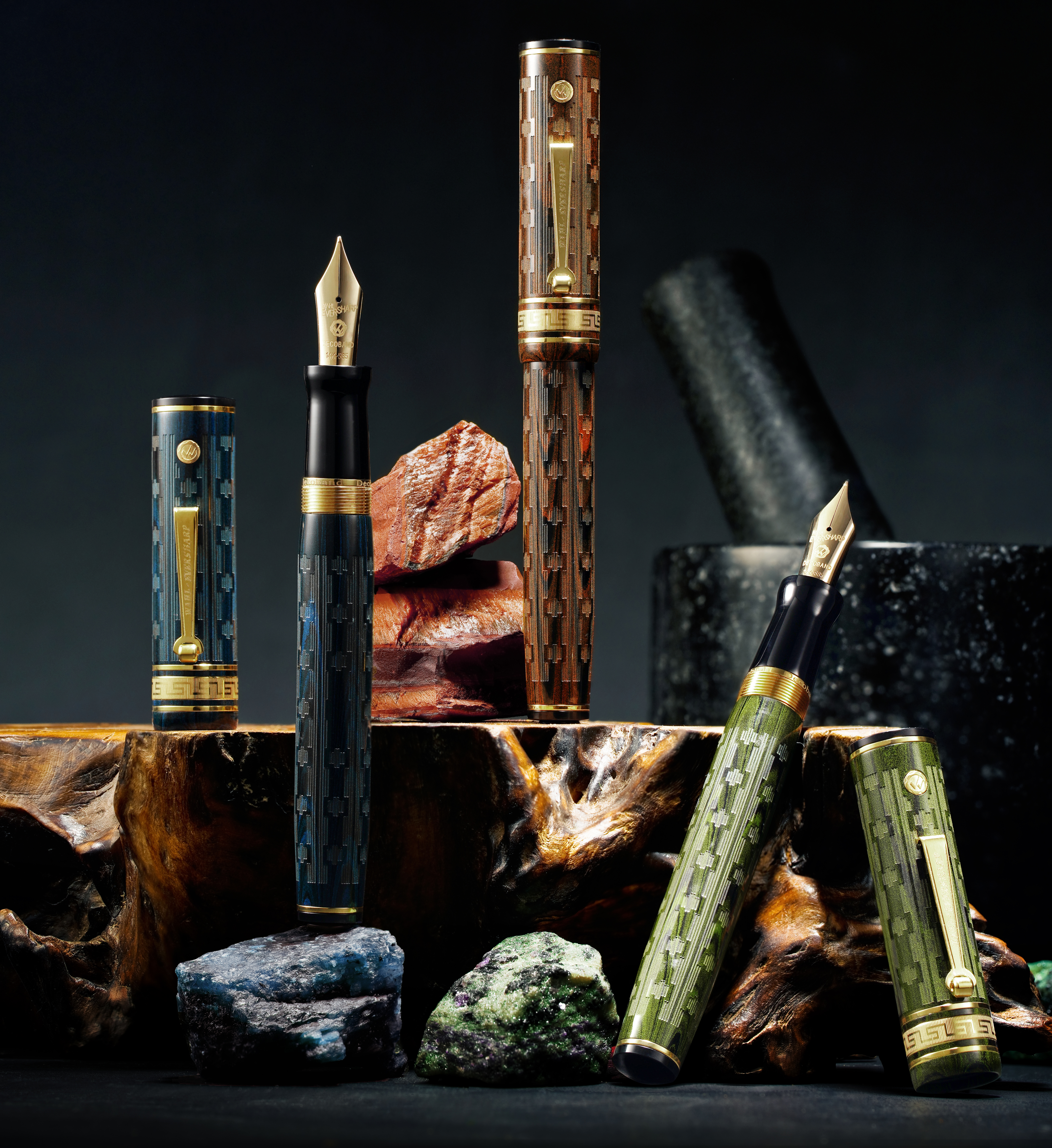 Wahl Eversharp Decoband Ebonite Green GT Pióro wieczne