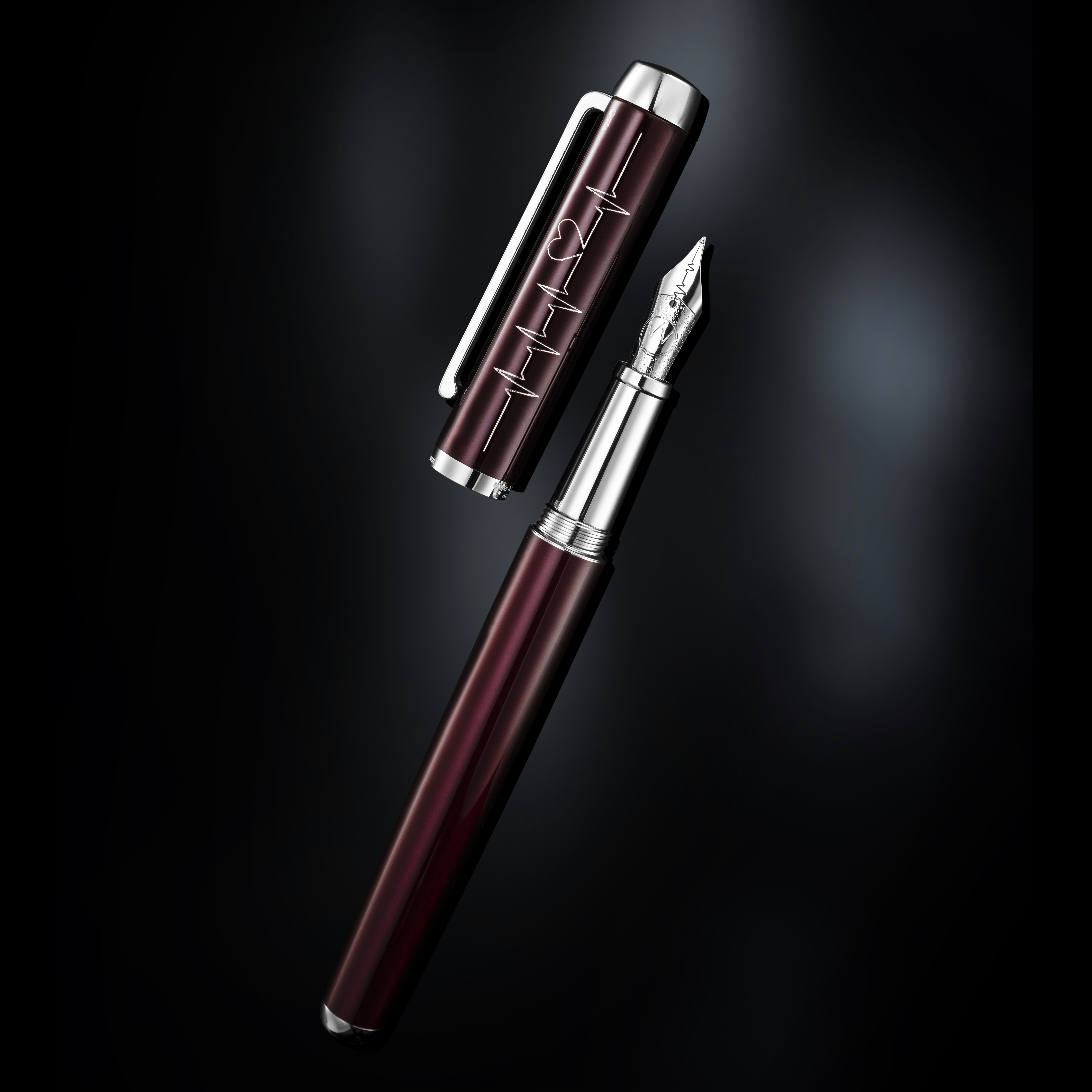 Waldmann Heartbeat Blood Red Pióro Wieczne