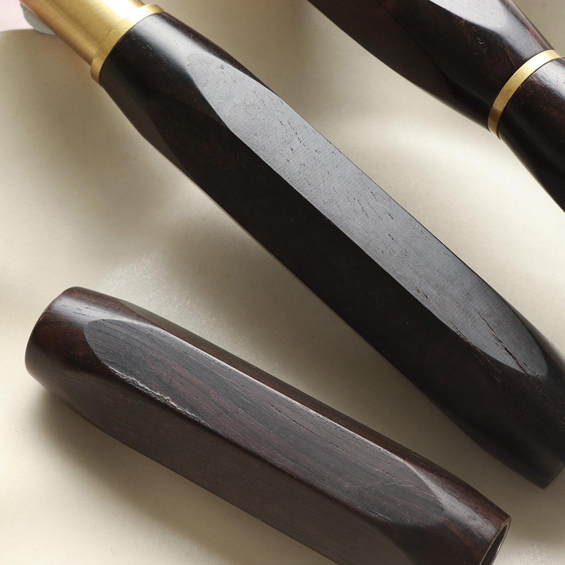 Wancher Densho 6 Facets Ebony Füllfederhalter