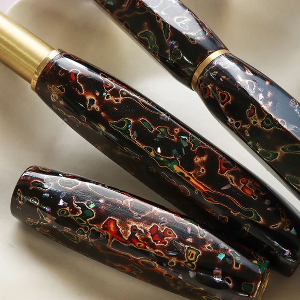 Wancher Densho 6 Facets Tsugaru Kuro-age Raden Vulpen