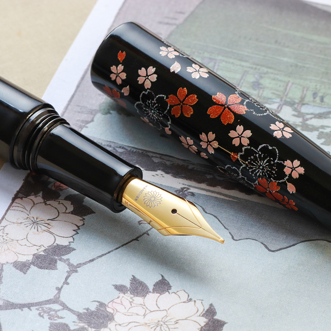 Wancher Dream Pen Echizen Urushi Omoide Sakura Vulpen