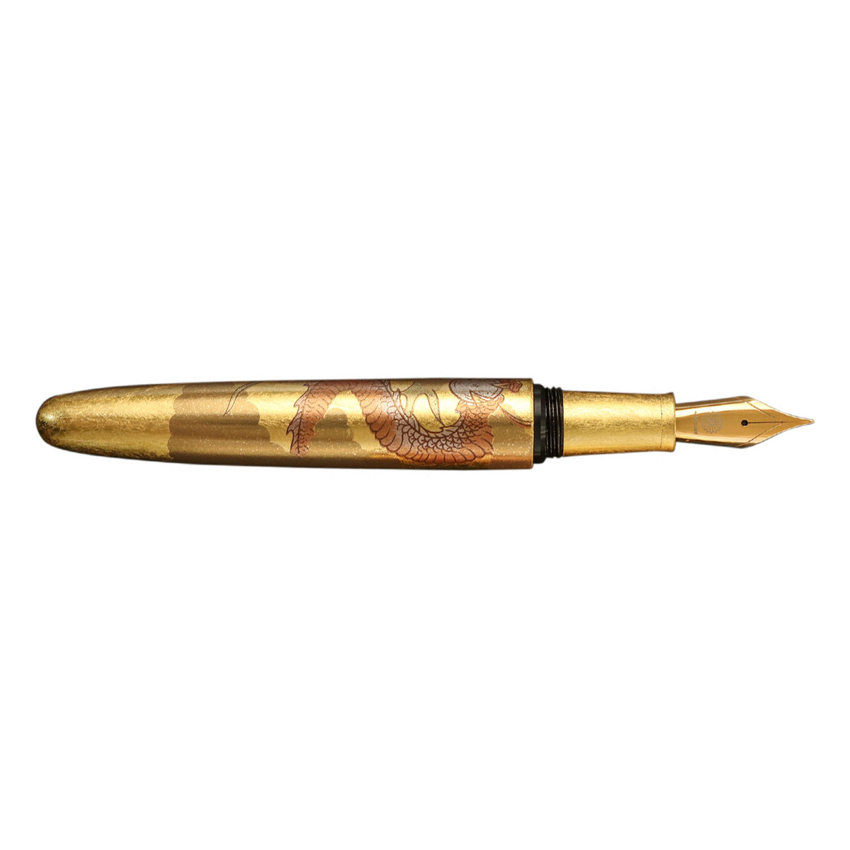 Wancher Dream Pen Rising Sun Maki-e Dragon Fountain Pen Wancher Dream Pen Rising Sun Maki-e Dragon Fountain Pen