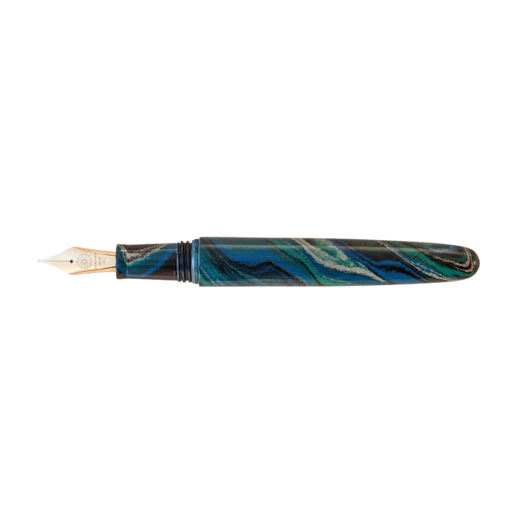 Wancher Dream Pen True Ebonite Marble Green Fountain Pen Wancher Dream Pen True Ebonite Marble Green Fountain Pen