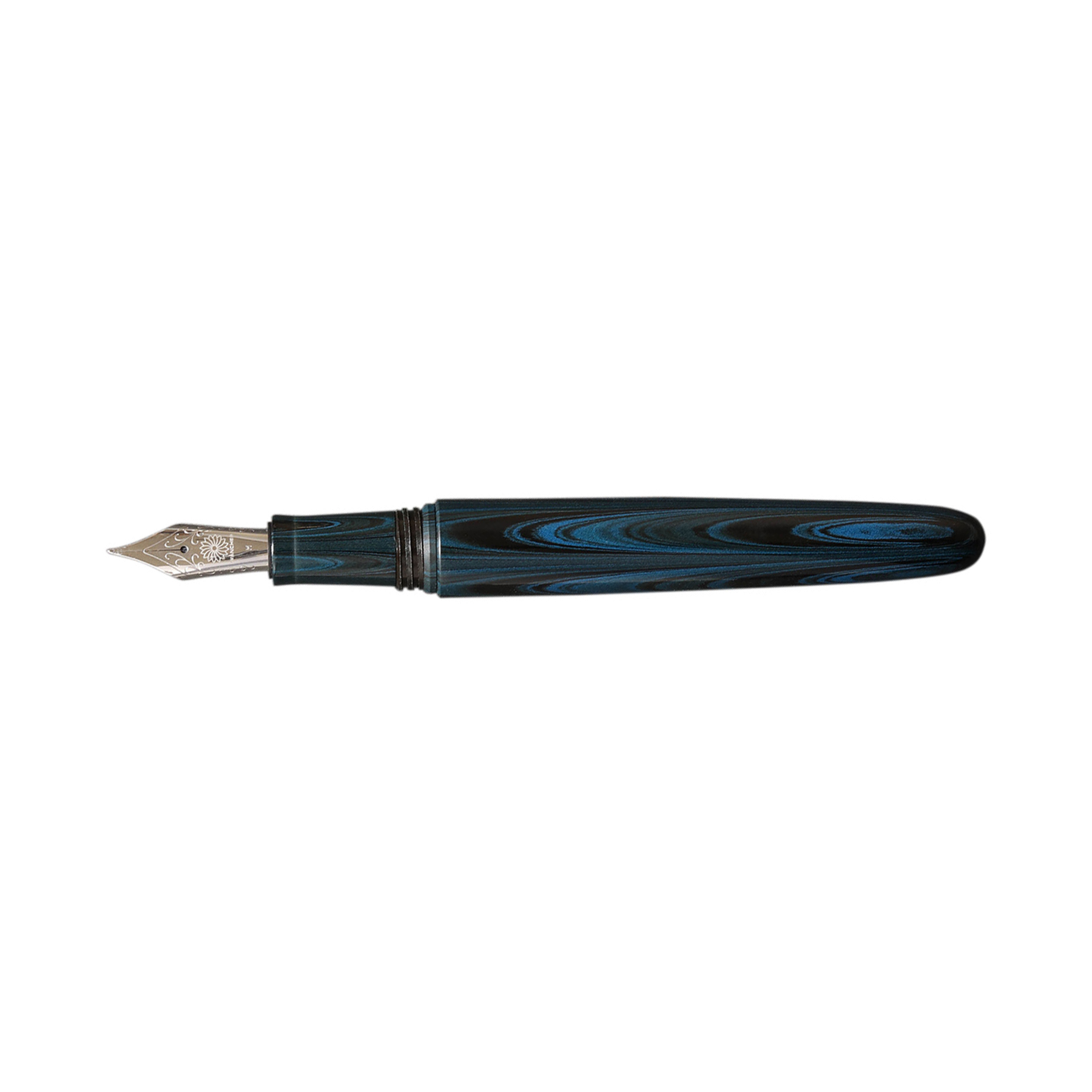 Wancher Dream Pen True Ebonite Marble Blue Fountain Pen Wancher Dream Pen True Ebonite Marble Blue Fountain Pen