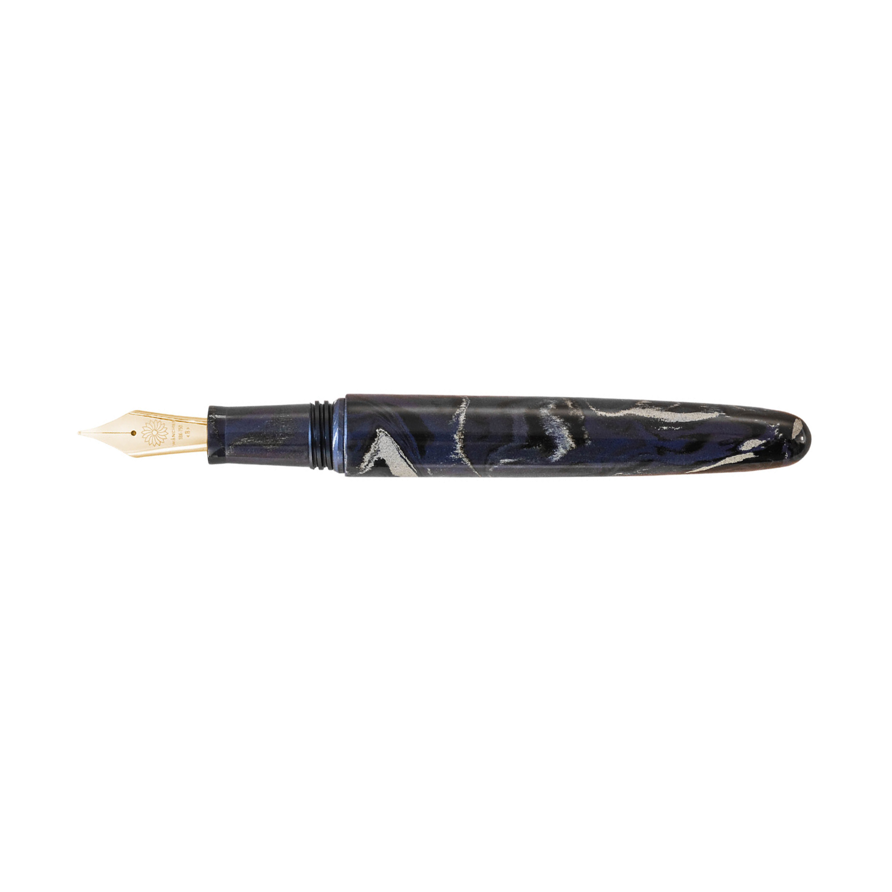 Wancher Dream Pen True Ebonite Marble Purple Gray Plumo Estilográfica