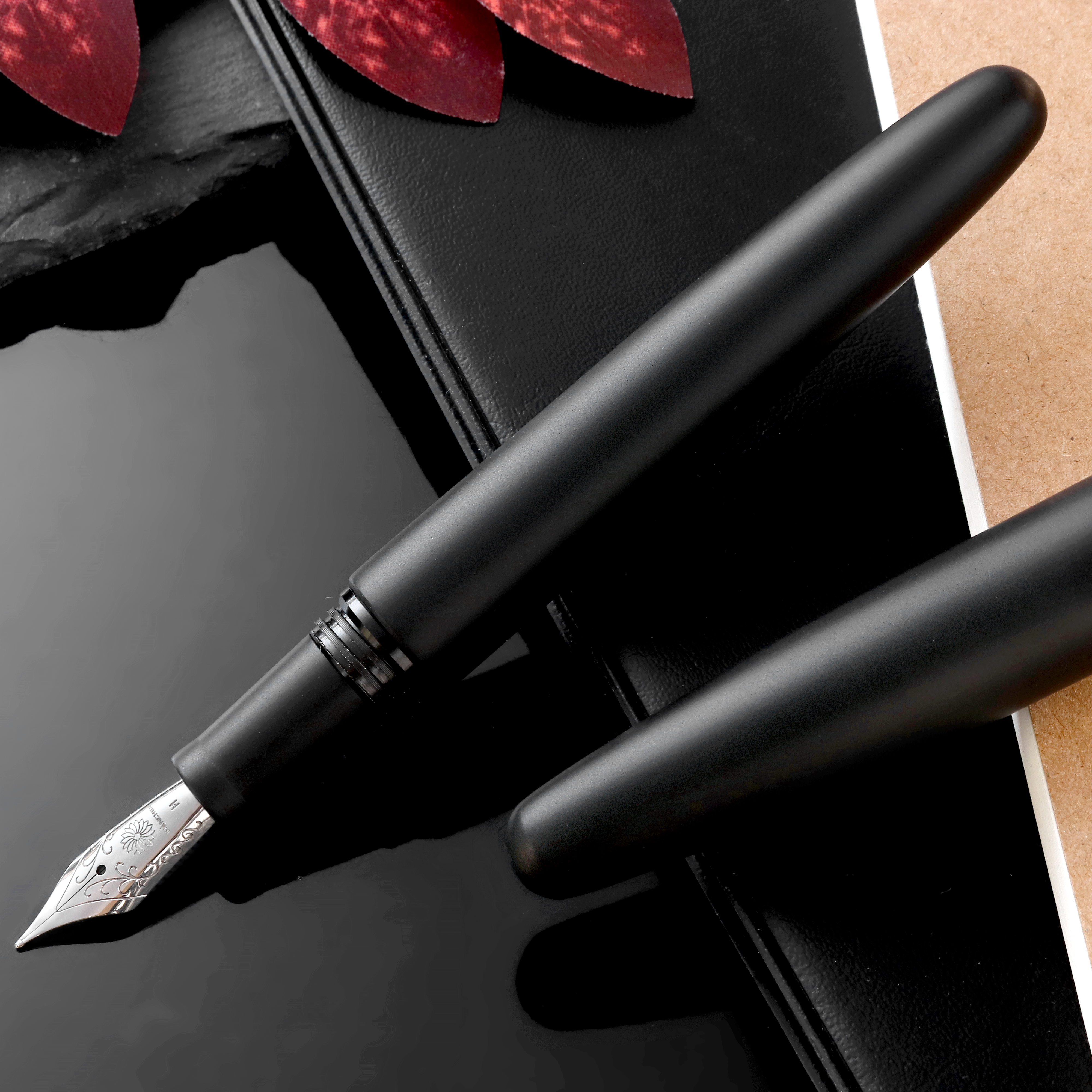 Wancher Dream Pen True Ebonite Matte Black Stylo Plume