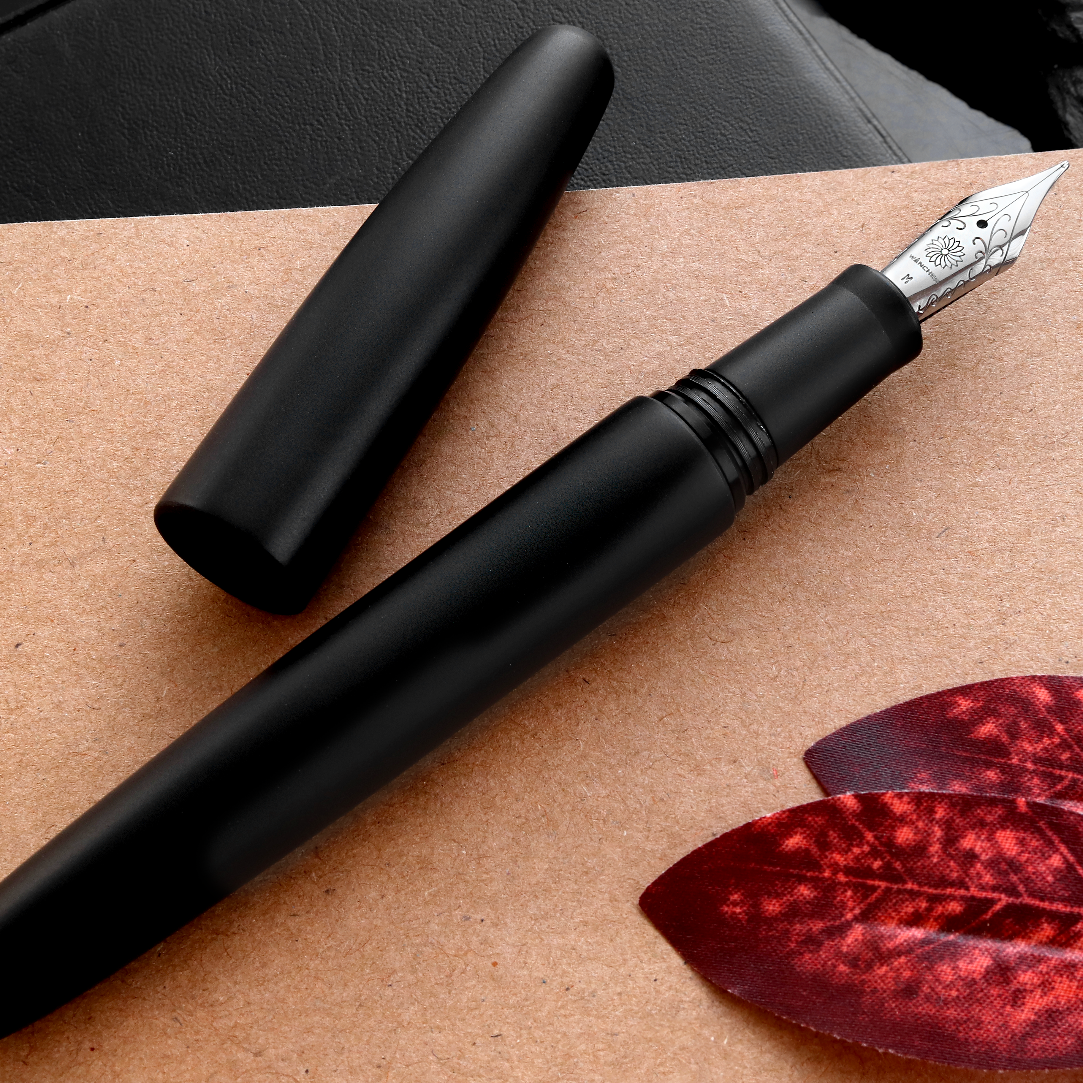 Wancher Dream Pen True Ebonite Matte Black Stylo Plume