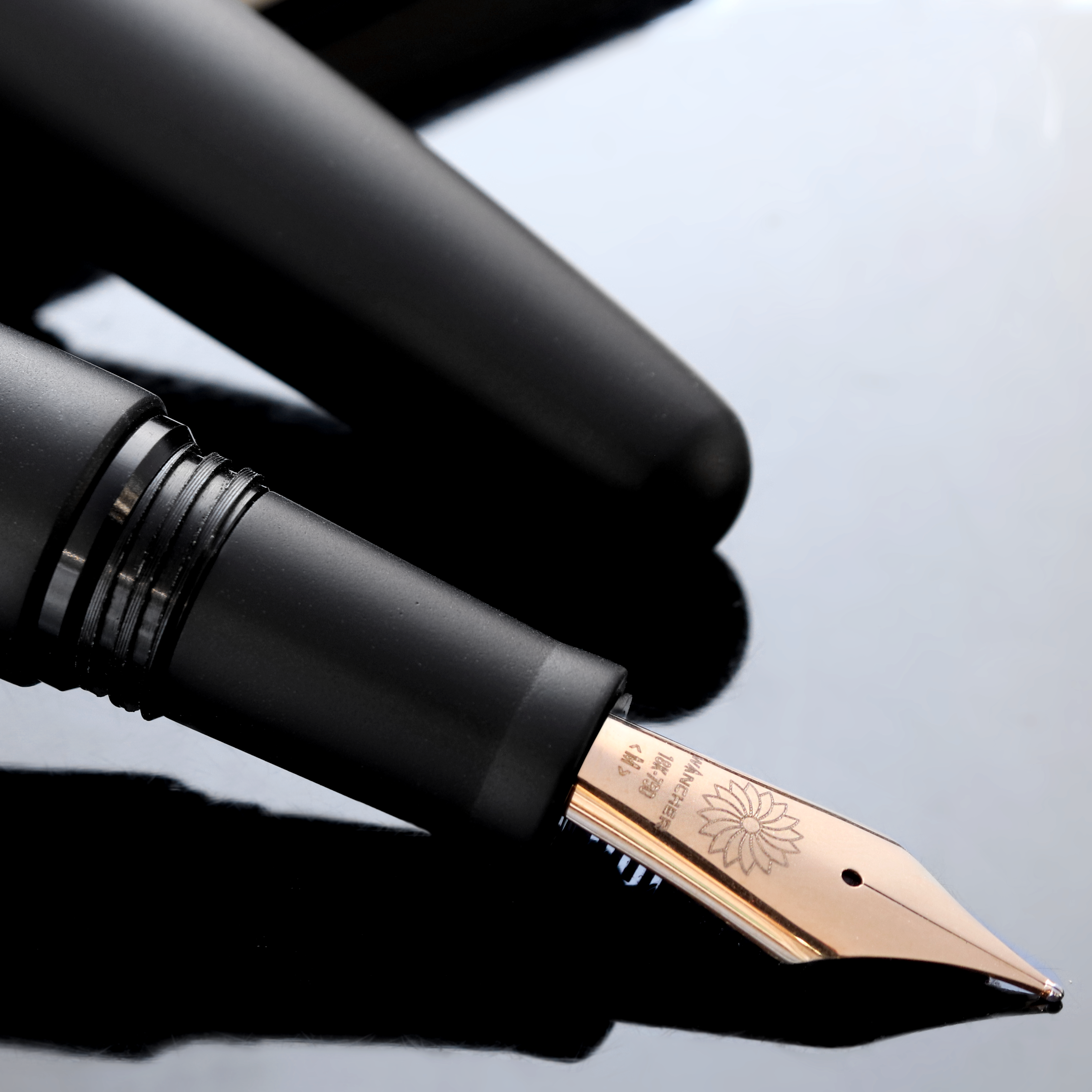 Wancher Dream Pen True Ebonite Matte Black Stylo Plume