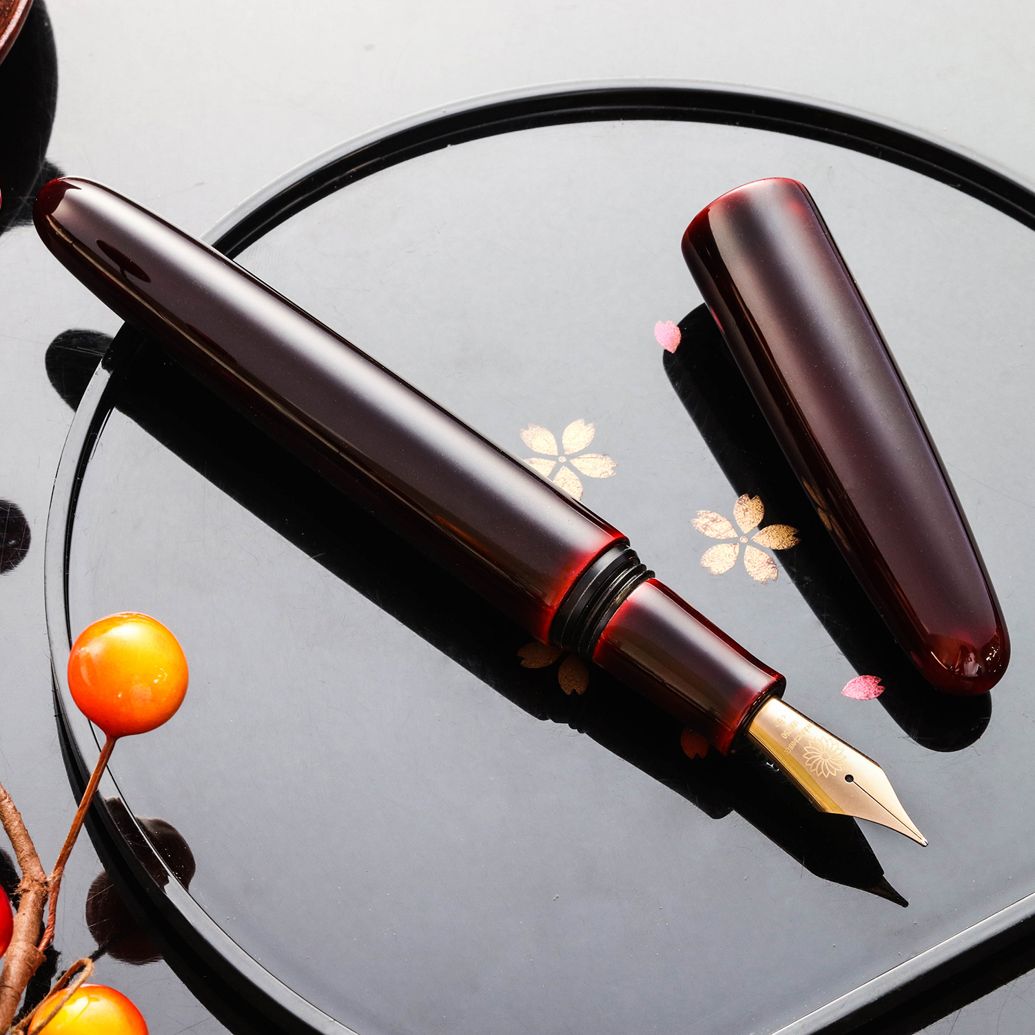 Wancher Dream Pen True Urushi Kuro Tamenuri Fountain Pen Wancher Dream Pen True Urushi Kuro Tamenuri Fountain Pen