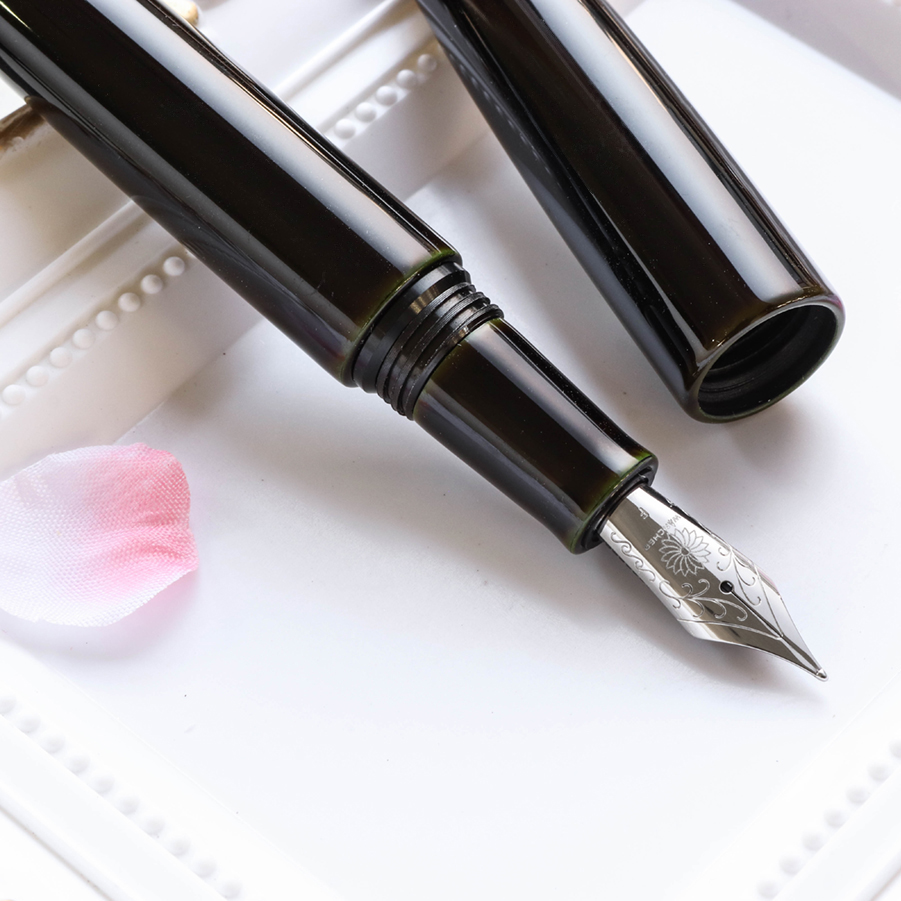 Wancher Dream Pen True Urushi Midori Tamenuri Fountain Pen Wancher Dream Pen True Urushi Midori Tamenuri Fountain Pen