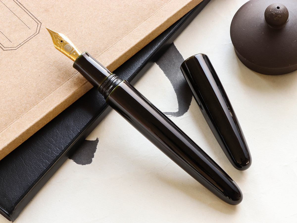 Wancher Dream Pen True Urushi Midori Tamenuri Fountain Pen Wancher Dream Pen True Urushi Midori Tamenuri Fountain Pen
