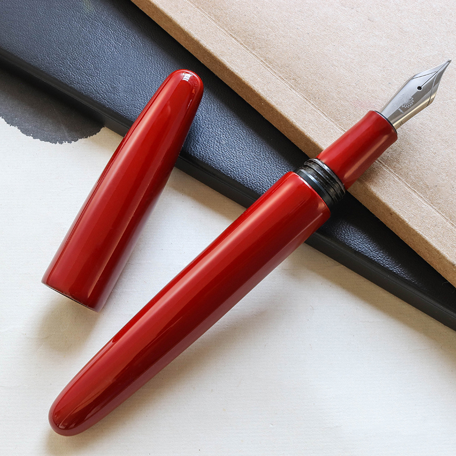 Wancher Dream Pen True Urushi Red Fountain Pen Wancher Dream Pen True Urushi Red Fountain Pen