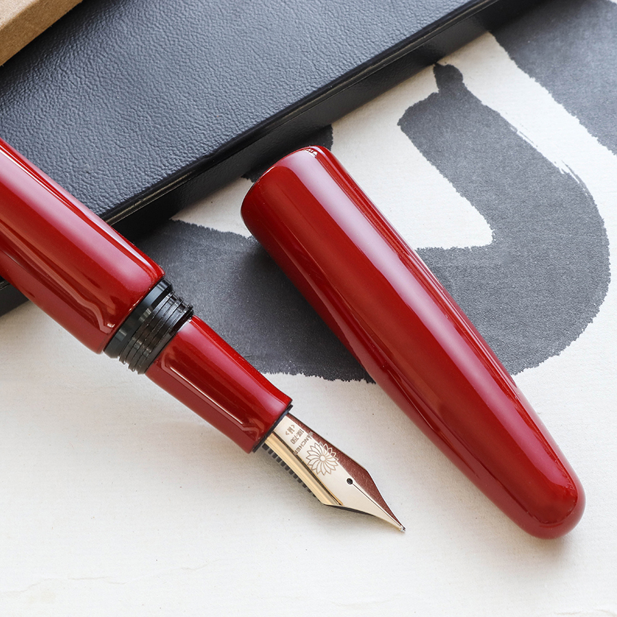 Wancher Dream Pen True Urushi Red Fountain Pen Wancher Dream Pen True Urushi Red Fountain Pen