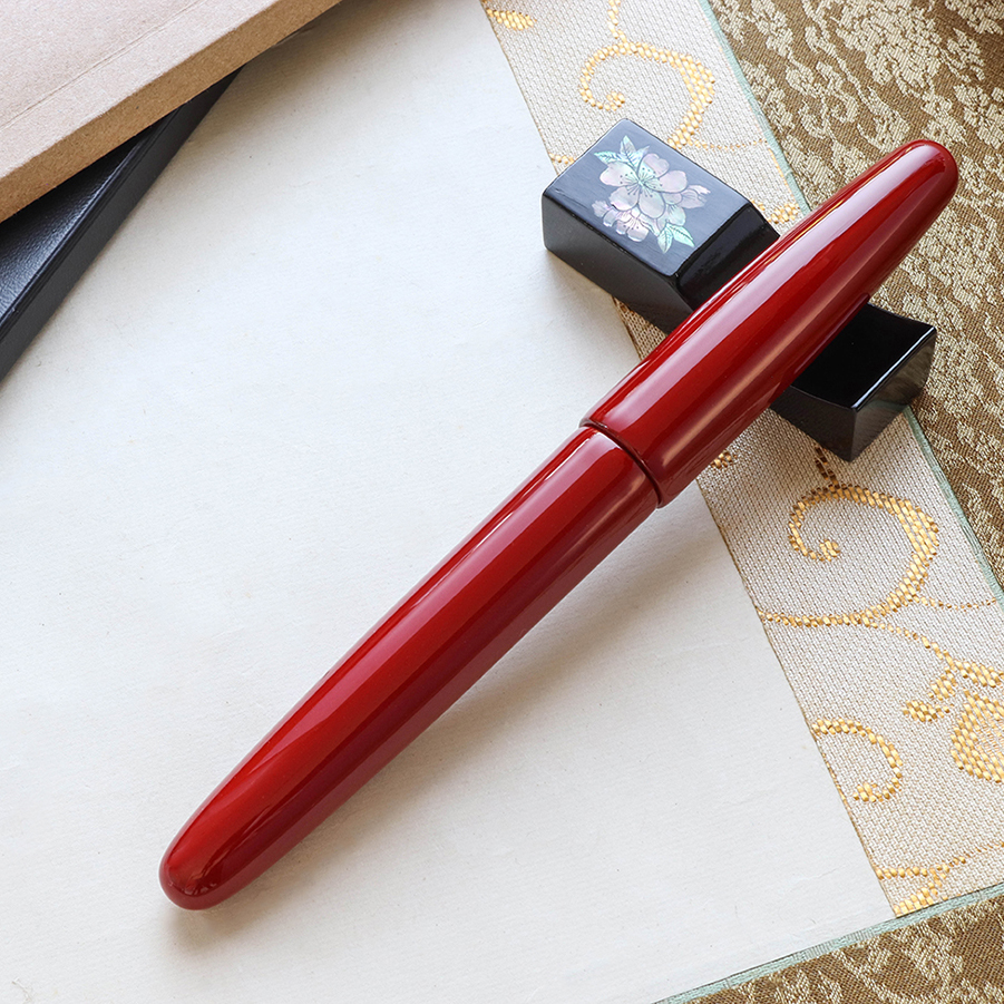 Wancher Dream Pen True Urushi Red Fountain Pen Wancher Dream Pen True Urushi Red Fountain Pen
