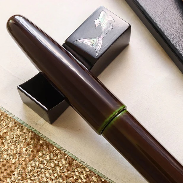 Wancher Dream Pen True Urushi Heki Tamenuri Vulpen