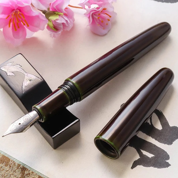 Wancher Dream Pen True Urushi Heki Tamenuri Vulpen