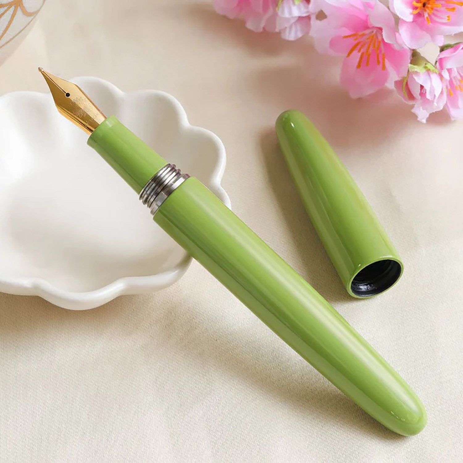 Wancher Dream Pen Kyoto Urushi Kasane-iro - Unohana Stylo Plume