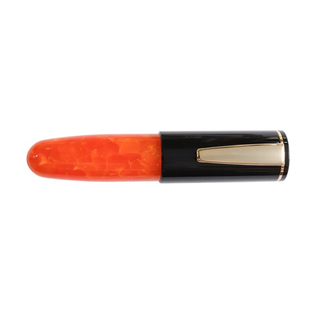 Wancher PoChaCo Black Orange Chocolate GT Eyedropper Fountain Pen