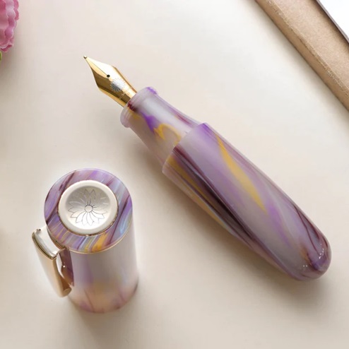 Wancher PoChaCo Milky Marble GT Cartridge Caneta de Tinta Permanente