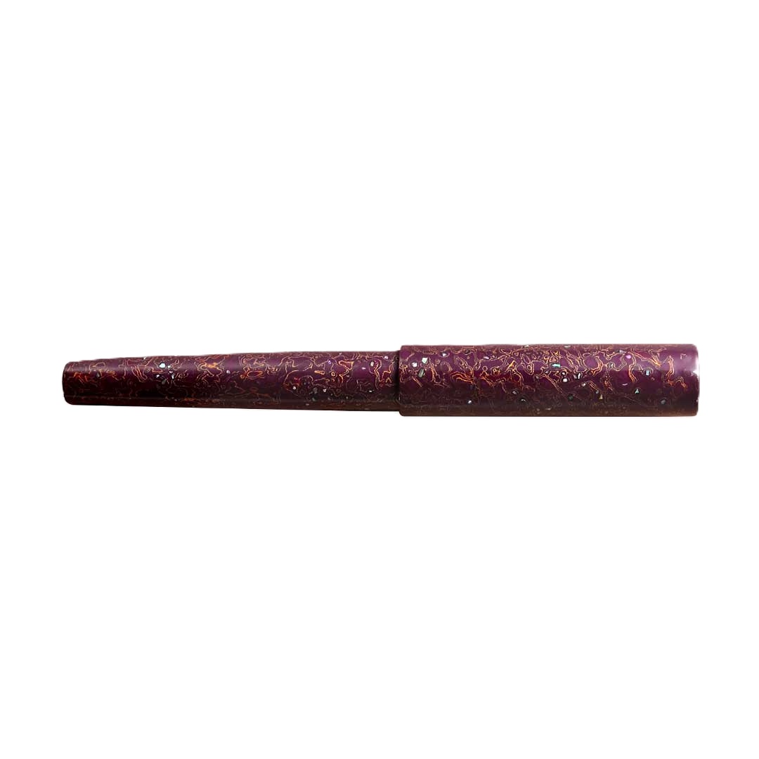 Wancher Sekai Saihi Urushi Murasaki-age Raden Fountain Pen Wancher Sekai Saihi Urushi Murasaki-age Raden Fountain Pen
