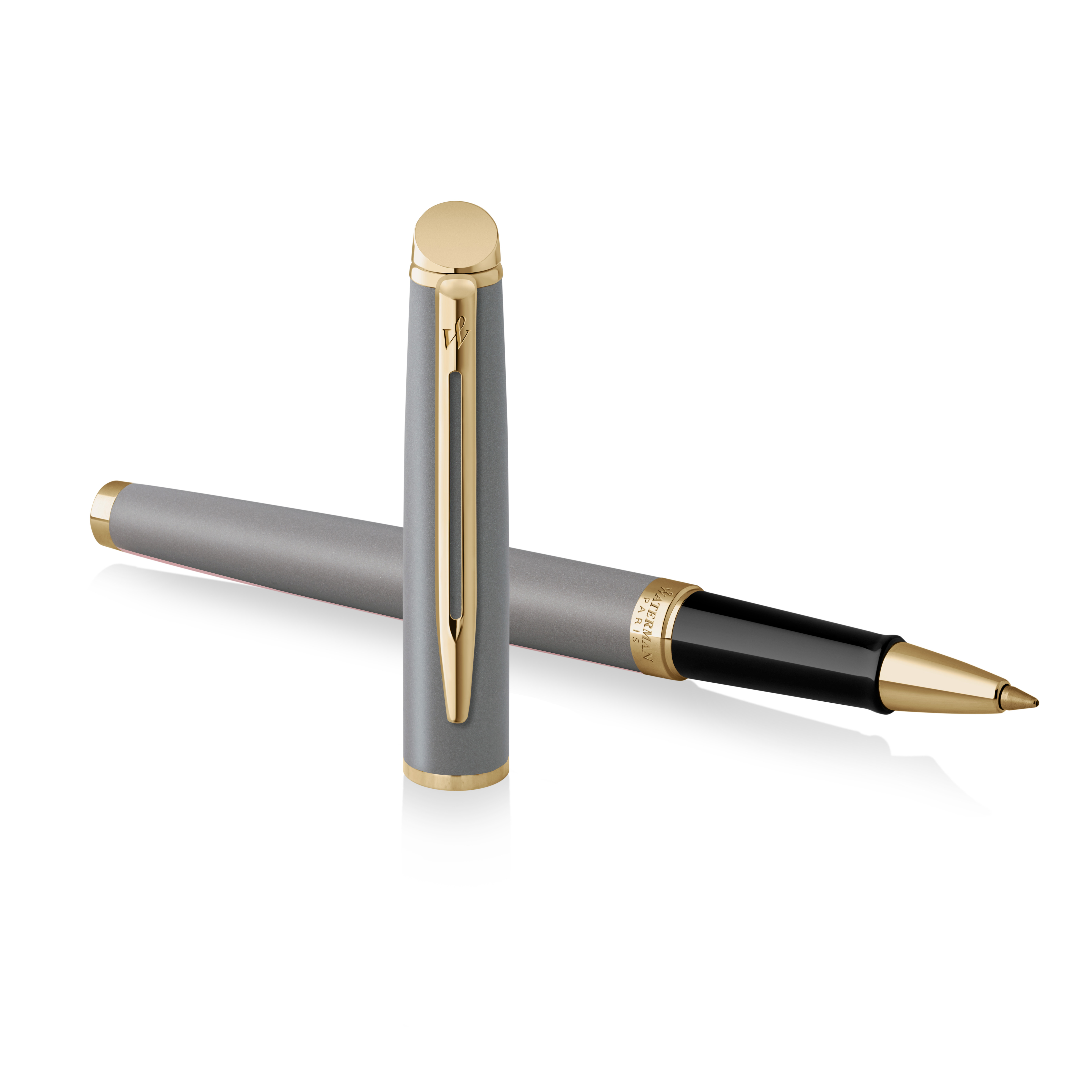 Waterman Hemisphere Metallic Stone Grey GT Rollerball - Rollerball