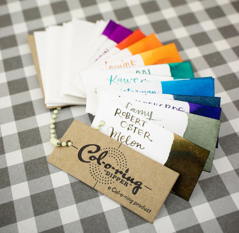 Well-Appointed Desk Col-o-ring Dipper Ink Sampling Book