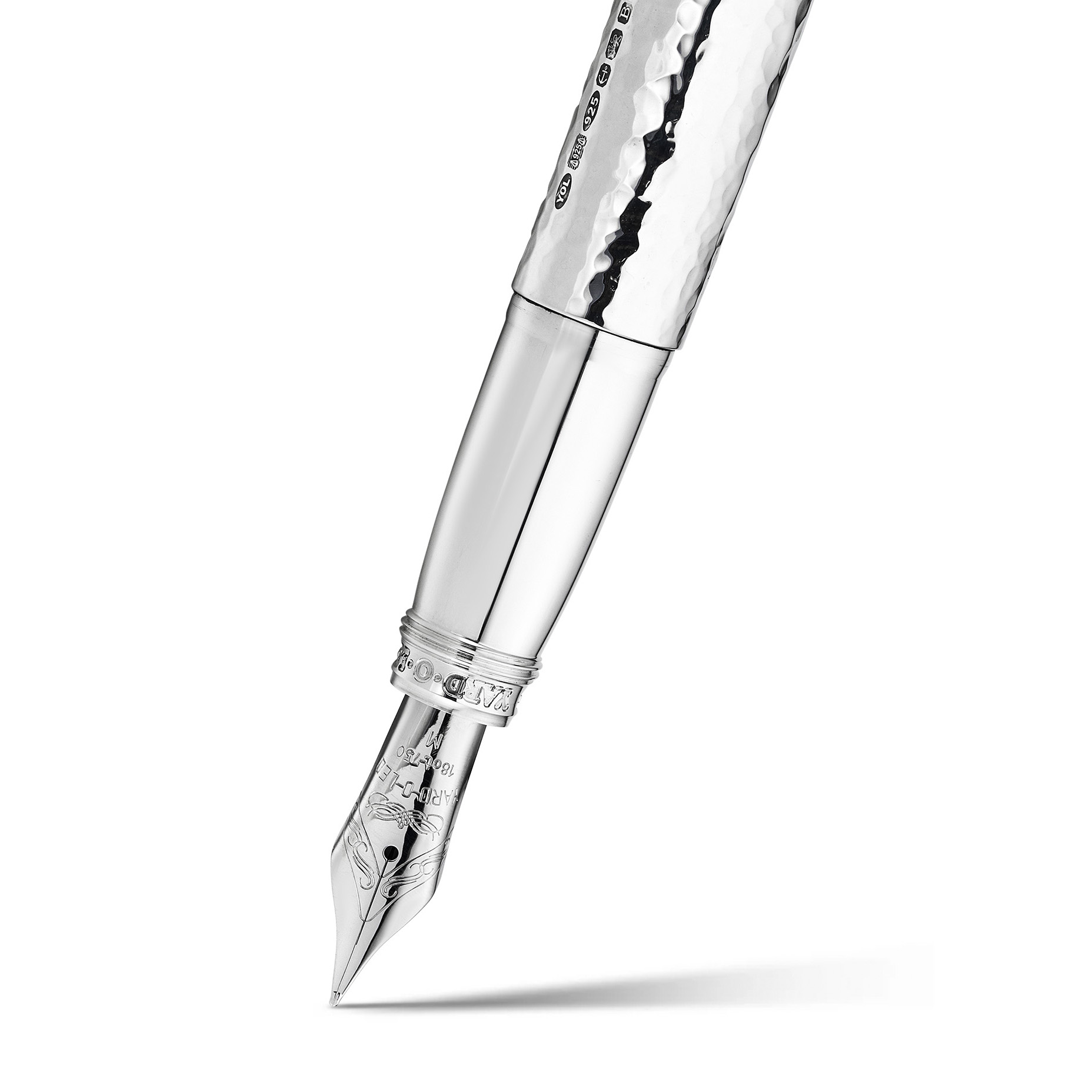 Yard O Led The Grand Sterling Silver Martelé Stylo Plume