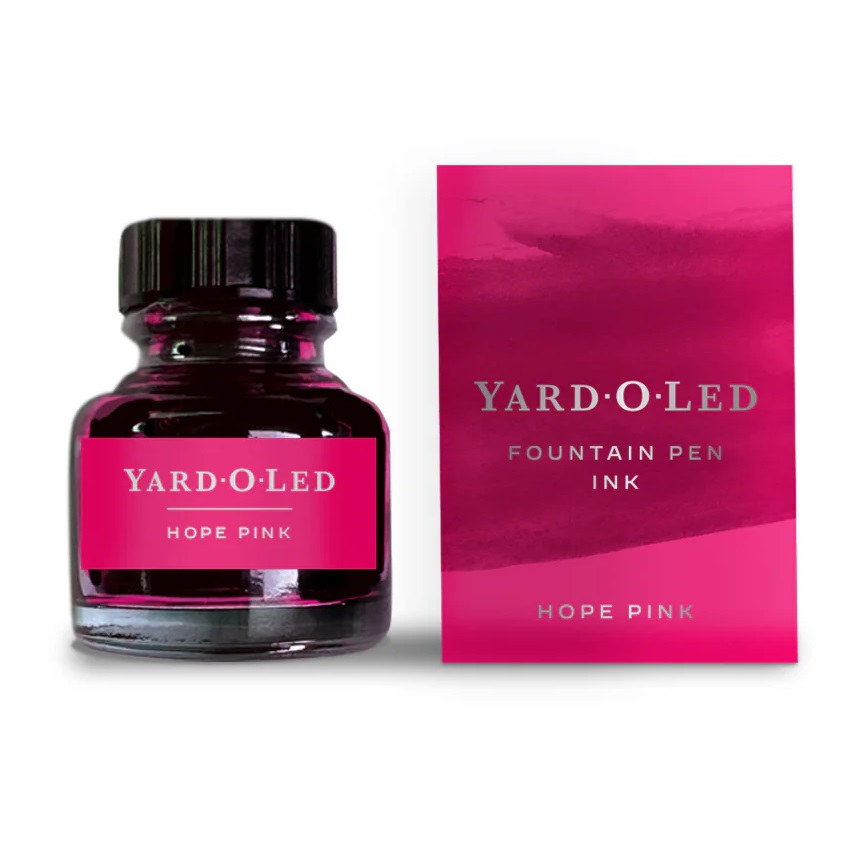 Yard O Led Fountain Pen Ink Hope Pink 30ml Ink Bottle Yard O Led Fountain Pen Ink Hope Pink 30ml Ink Bottle