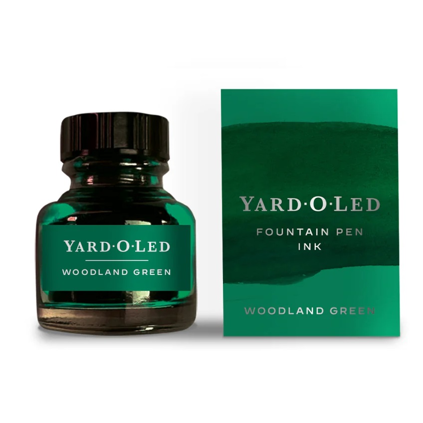 Yard O Led Fountain Pen Ink Woodland Green 30ml Ink Bottle Yard O Led Fountain Pen Ink Woodland Green 30ml Ink Bottle