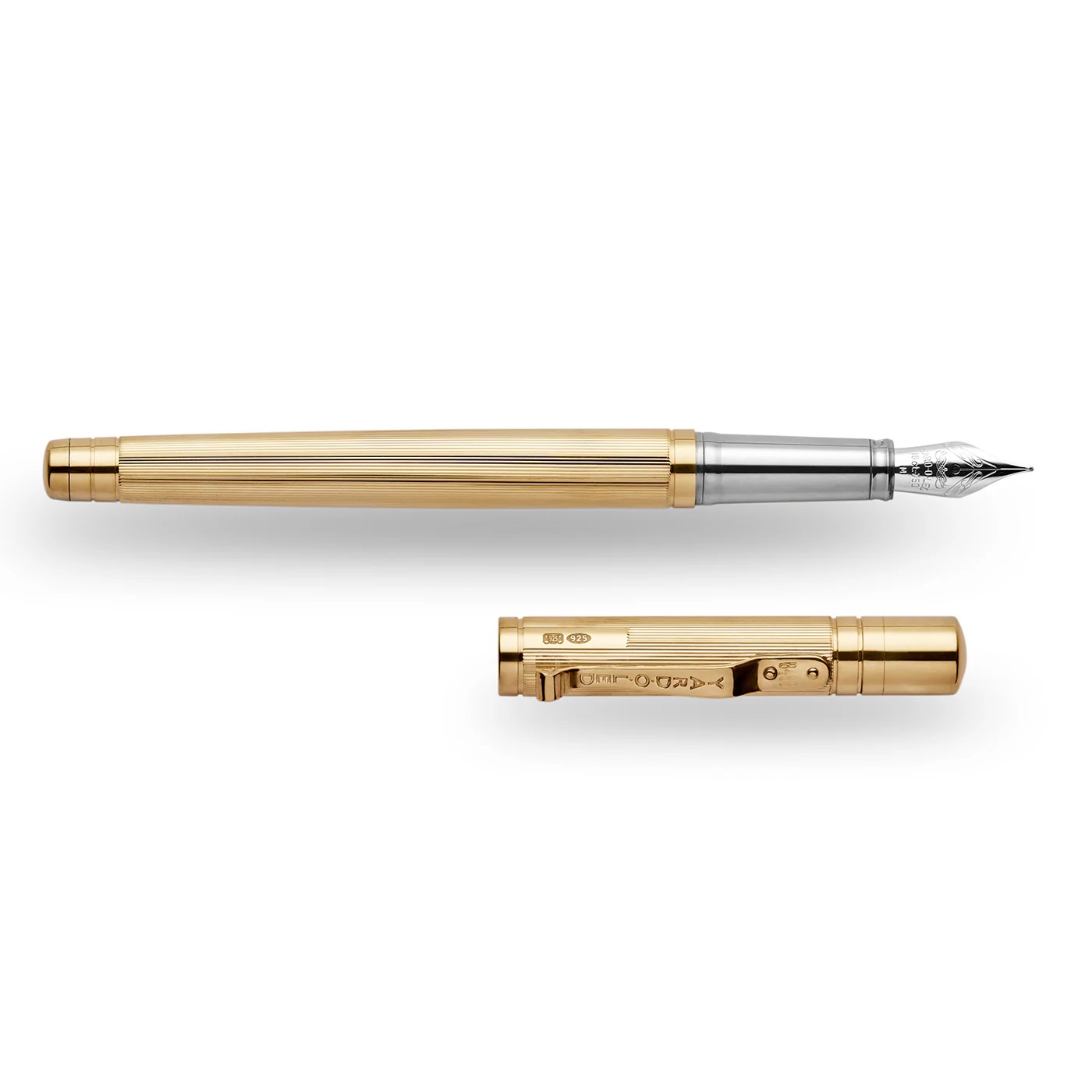 Yard O Led The Pinstripe 72 Gold Vermeil Standard Vulpen