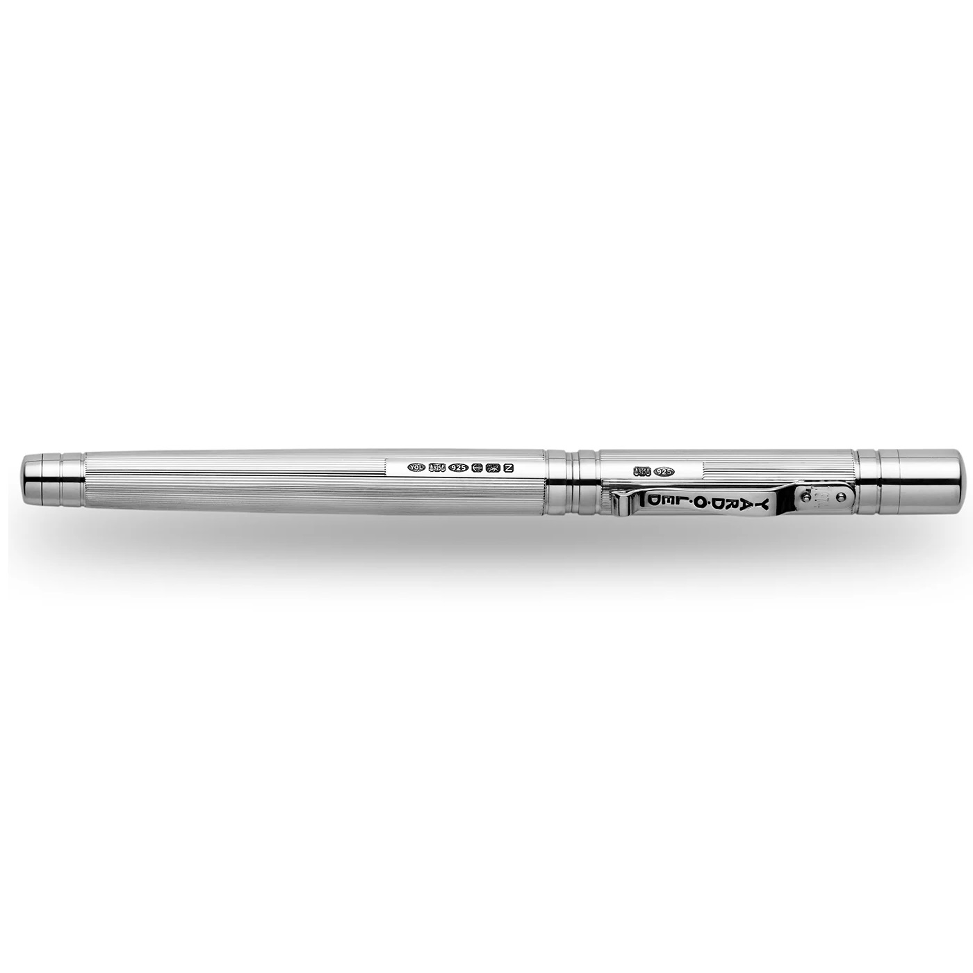 Yard O Led The Pinstripe 72 Sterling Silver Standard Fountain Pen Yard O Led The Pinstripe 72 Sterling Silver Standard Fountain Pen