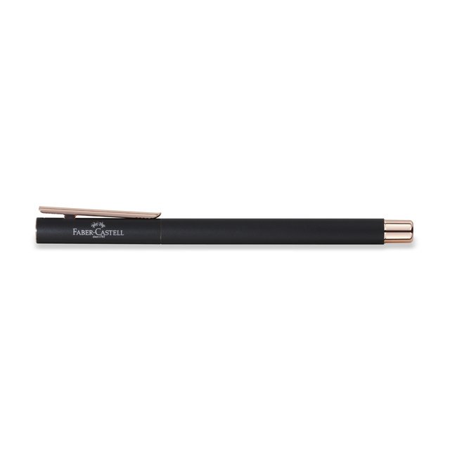 Faber-Castell Neo Slim Black Rose Gold Rollerball Faber-Castell Neo Slim Black Rose Gold Rollerball