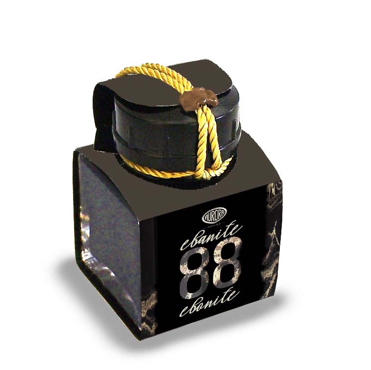 Aurora 88 Ebonite Marbled Yellow GT Fountain Pen