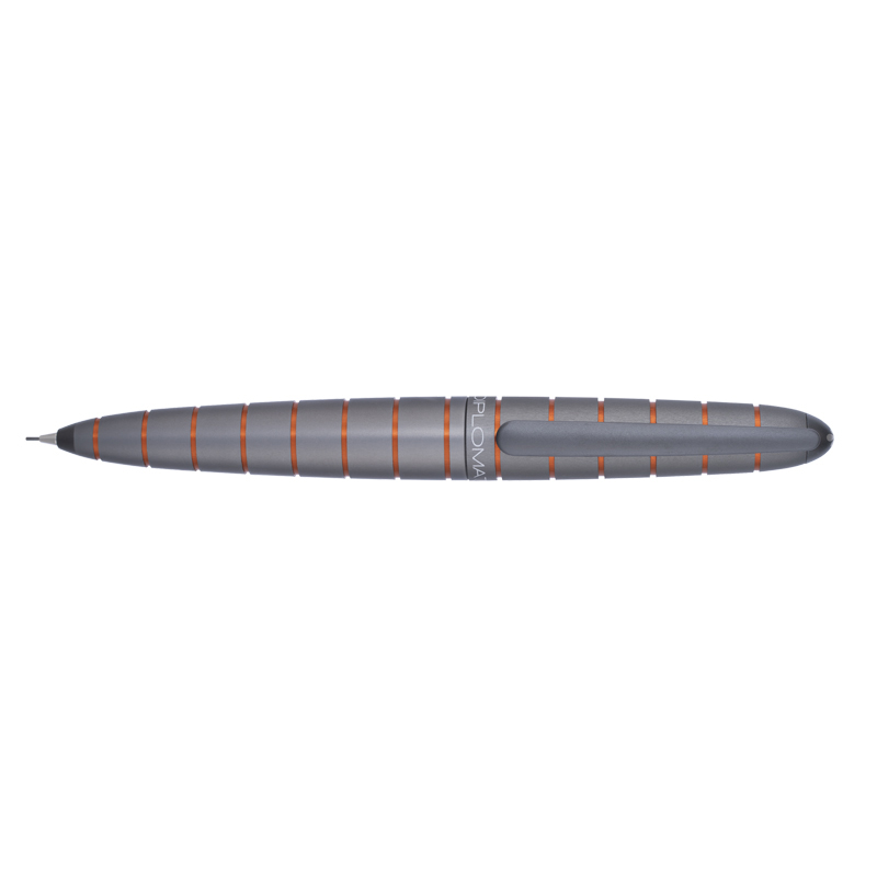 Diplomat Elox Ring Grey Orange Mechanical Pencil 0.7mm Diplomat Elox Ring Grey Orange Mechanical Pencil 0.7mm
