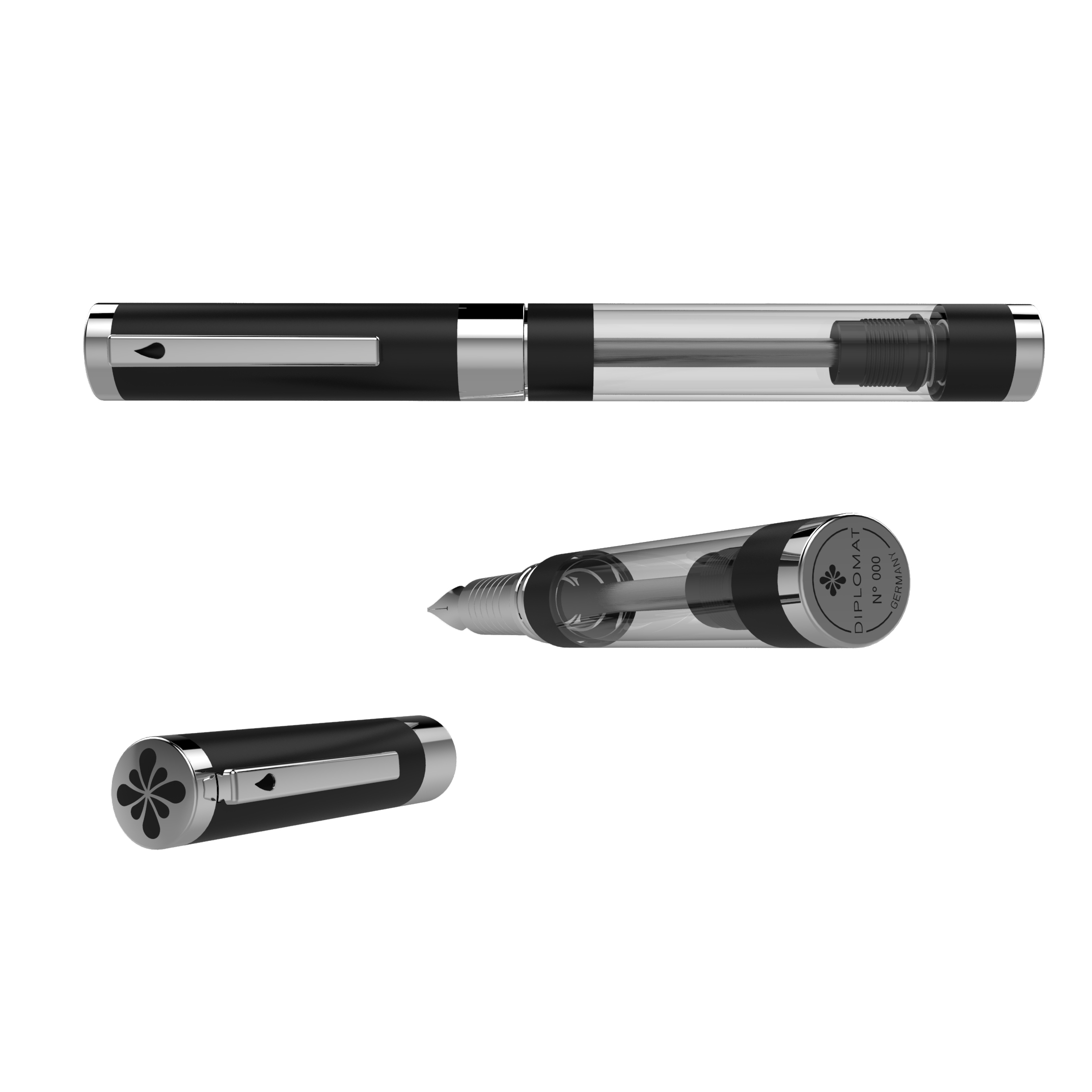 Diplomat Nexus Demo Black CT Fountain pen Diplomat Nexus Demo Black CT Fountain pen