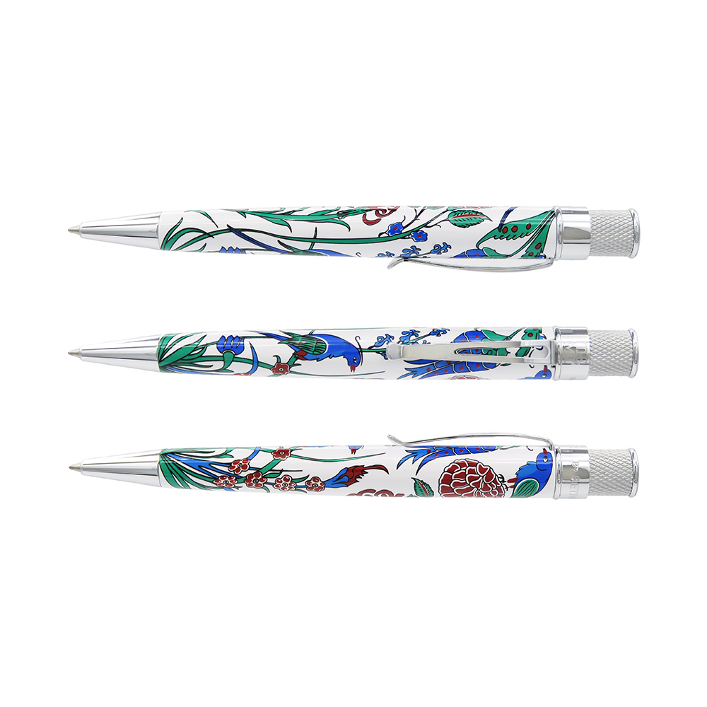 Retro 51 Tornado Metropolitan Museum Of Arts Iznik Garten Rollerball / Kugelschreiber