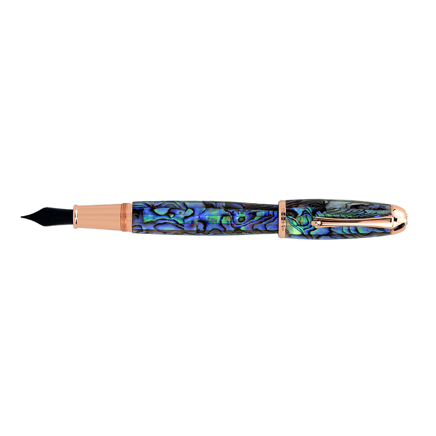Monteverde Super Mega Abalone & Rose Gold Fountain Pen Monteverde Super Mega Abalone & Rose Gold Fountain Pen